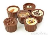 6 Copinho de Chocolate Com Trufa