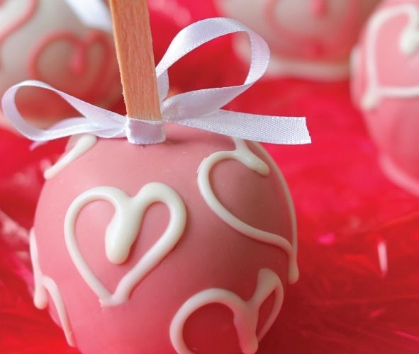 50-Maçãs do amor de chocolate